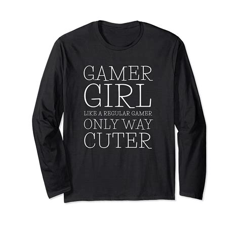 Gamer Girl Video Game Lovers Cute Girls Gaming T Gamers Long Sleeve