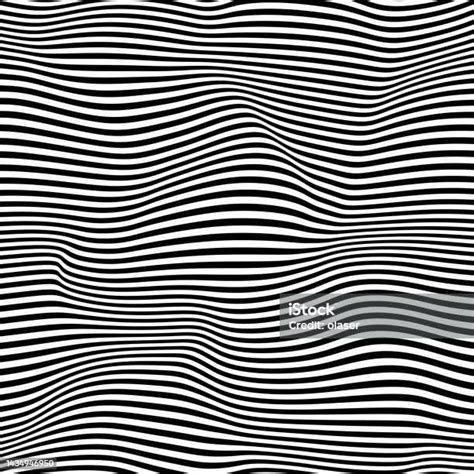 3d 풀 프레임 추상적인 고르지 않은 줄무늬 패턴 3차원 형태에 대한 스톡 벡터 아트 및 기타 이미지 3차원 형태 검은색 기하 도형 istock
