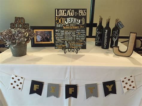 Birthday Surprise party 50th birthday Male birthday 50th Birthday Party