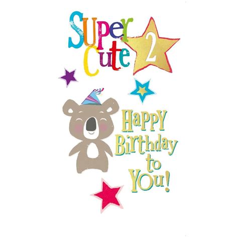 Brightside Birthday Card Age 2 Officially Licensed Product Danilo