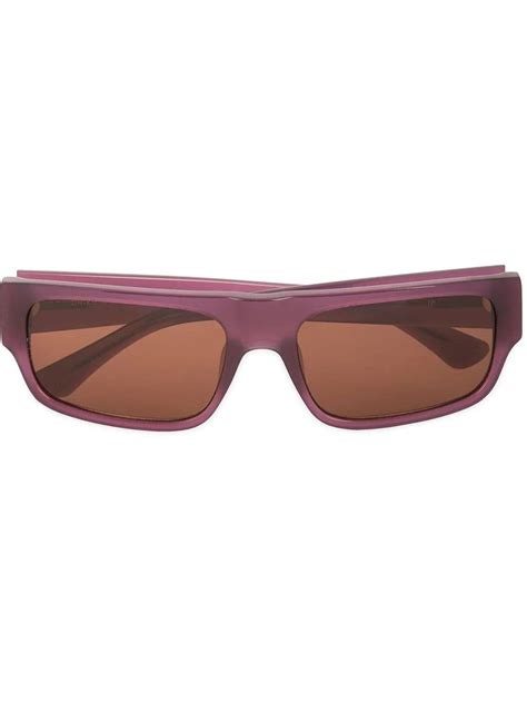 Linda Farrow Purple Tinted Sunglasses Lindafarrow Tinted Sunglasses Linda Farrow Sunglasses