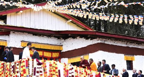 His Holiness The Dalai Lama Visits Birthplace Of The 6th Dalai Lama In