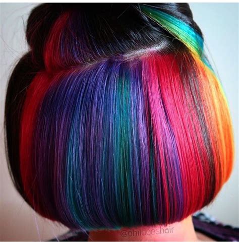 Pin By Joy Dymond On Hair Colors Underlights Hair Hidden Hair Color