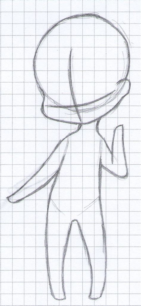 Chibi Sketch Drawing Body Anime Body Base