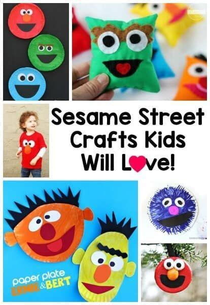 Sesame Street Crafts Kids Will Love