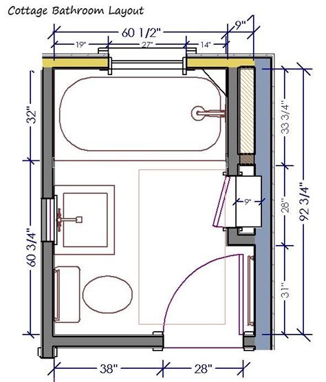 A functional bathroom floor plan is one of the keys to building and remodeling success. Bathroom Layout Ideas 5 X 7 | Bathroom design layout ...