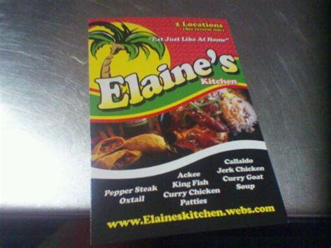 My jamaican table 2night www.myjamaicntable.com is. Elaine's Jamaican Kitchen - Restaurant - Pleasant Grove ...