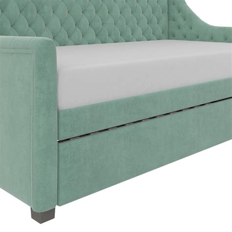 Little Seeds Monarch Hill Ambrosia Twin Daybed And Trundle Teal Velvet