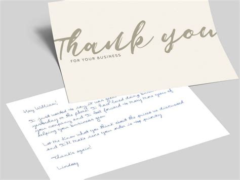 9 Best Handwritten Thank You Notes For Business In 2021 Business