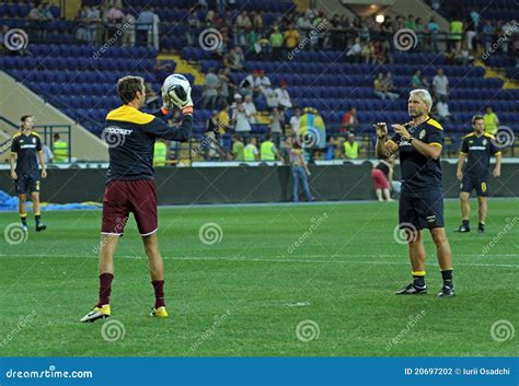 Ukraine Sweden Teams Football Match Editorial Photography Image Of Kharkov Friendly 20697202