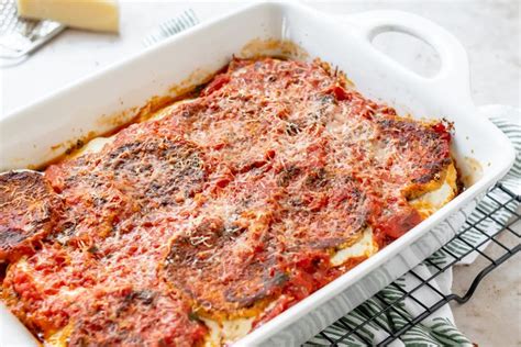 Eggplant Parmesan Recipe Baked Not Fried