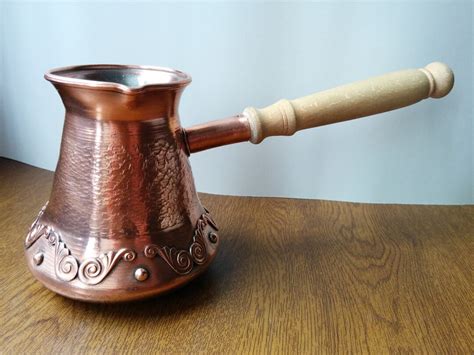 Jazzve Armenian Coffee Pot Maker Coffee Pot Cezve Copper Armenian