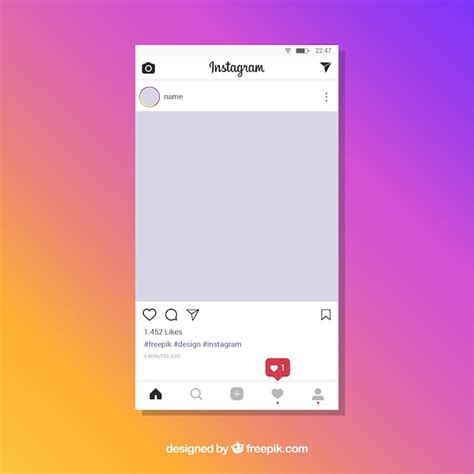 Blank Editable Instagram Post Template Free Instagram Post Templates
