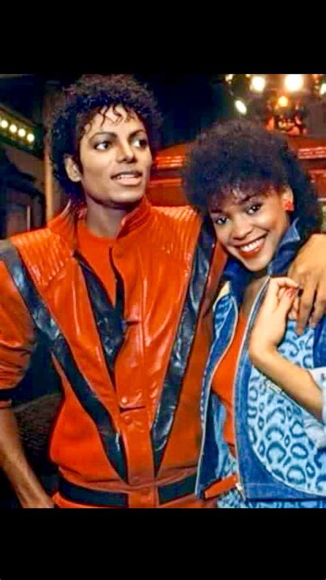 37 Years Later Late Michael Jacksons Thriller Girlfriend Looks
