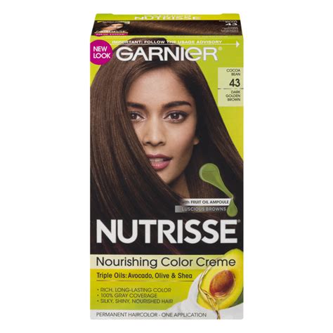 Save On Garnier Nutrisse Nourishing Color Creme Hair Color Dark Golden Brown 43 Order Online