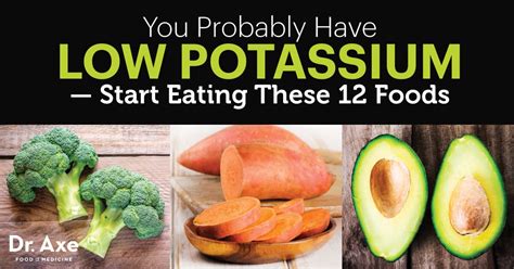 Having high blood pressure increases a person's risk of heart disease, stroke, and kidney disease. 12 Foods to Overcome Low Potassium - Dr. Axe