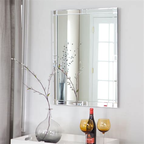 Wall Frameless Bathroom Mirror Customized Frameless Bathroom Mirror Wall Mounted In