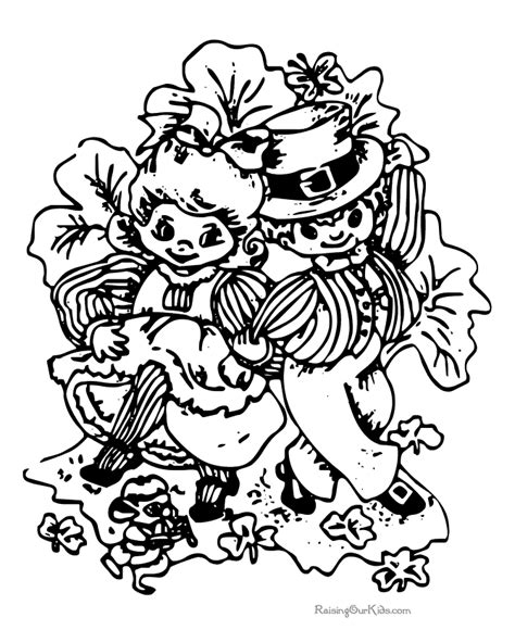 Patrick's day coloring pages for you! St Patrick Coloring Sheet - 003