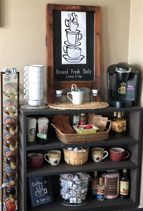 Eye Opening Coffee Bars You’ll Want For Your Own Kitchen Diy Coffee Bar Coffee Bar Home Diy