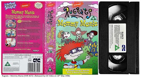 Rugrats Mommy Mania VHR 4672 UK VHS Cover And Tape Flickr