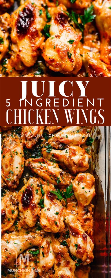 Super Juicy Baked Chicken Wings Recipe. These Oven Baked ...