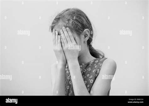 Crying Girl Black And White Stock Photos And Images Alamy
