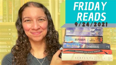 Friday Reads September 2021 Cc Youtube