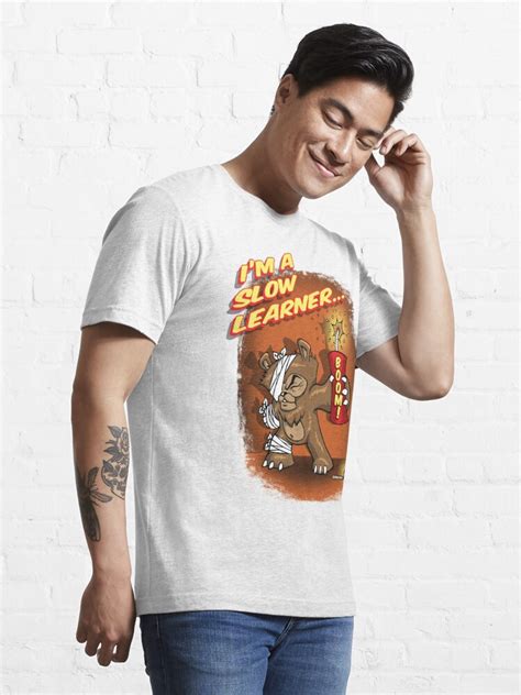 Slow Learner T Shirt For Sale By Noctrnlcry Redbubble Bear T