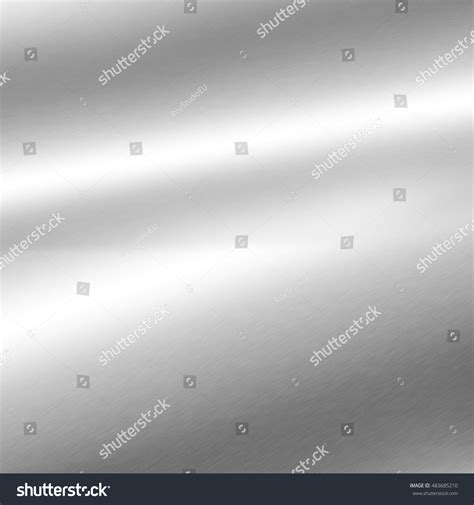 Shiny Metal Texture Silver Background Stock Illustration 483685210