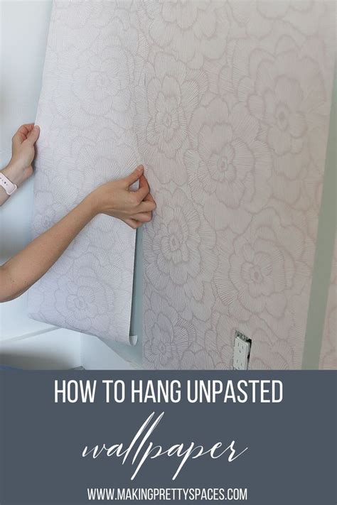 How To Hang Unpasted Wallpaper Feature Wall Wallpaper Vinyl