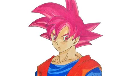 How To Draw Goku Super Saiyan Blue Step By Step Easy