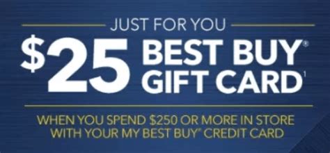 Store or retail credit cards are a great way to earn discounts or rewards at your favorite retailer. My Best Buy Credit Cardholder Promotion: Get $25 Gift Card ...