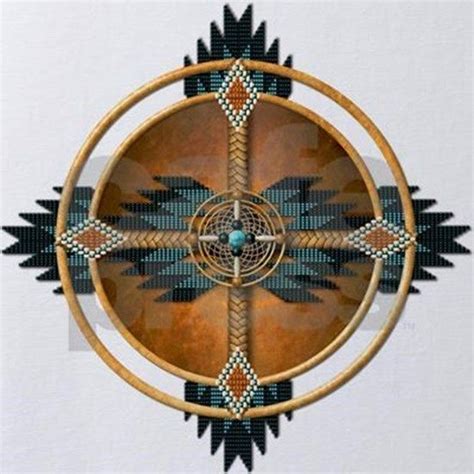 Native American Mandala 04 20x30 Canvas Print By Admincp14613691