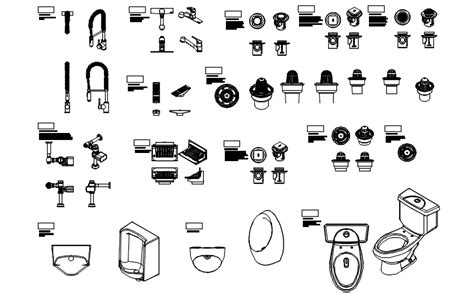 Sanitary Ware Block Drawing In Dwg Autocad File Cadbull Images And My