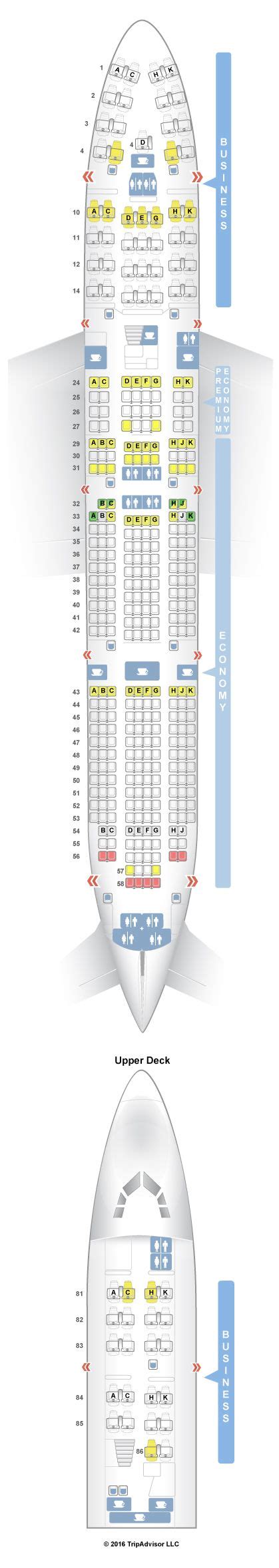 Seatguru Seat Map Lufthansa Boeing 747 400 744 V2 Boeing 747 400