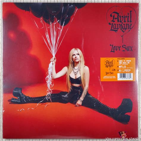 Avril Lavigne Love Sux 2022 Vinyl Lp Album Red Voluptuous Vinyl Records
