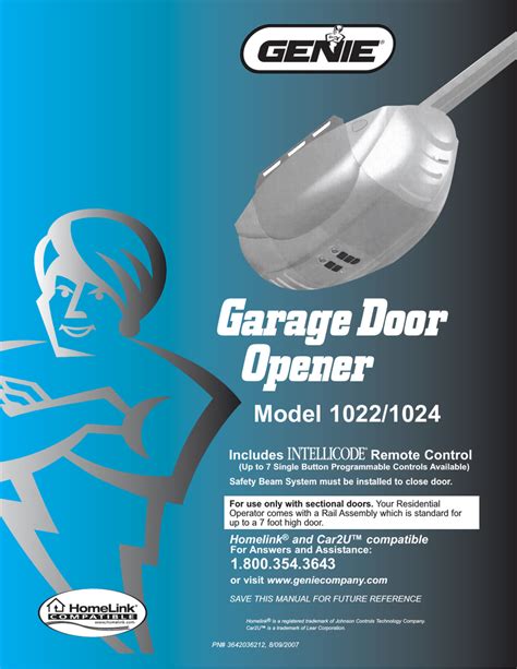 Genie Garage Door Opener Owners Manual Dandk Organizer