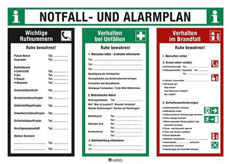 Previous party games for teens partyfavor. Sicherheitsaushang Notfall- und Alarmplan, Kunststoff, 700 ...