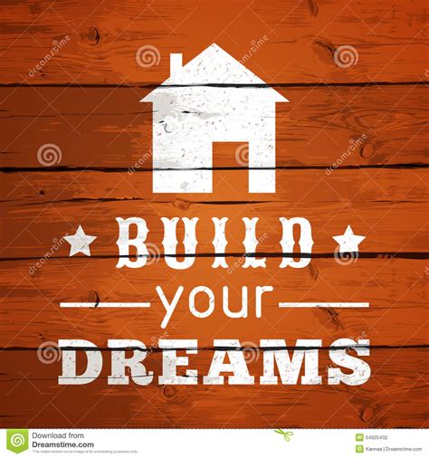 Build your own dream team. Typographic Poster Design - Build Your Dreams Stock Vector - Illustration of abstract, build ...