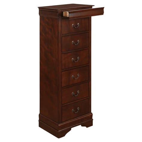 Lexicon Mayville Traditional Wood Drawer Lingerie Chest In Brown