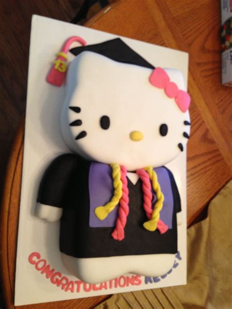 Maybe you would like to learn more about one of these? Hello kitty graduation cake. | Hello kitty cake ...