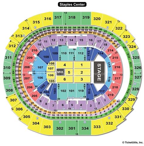 Staples Center Concert Floor Seating Chart Floor Roma