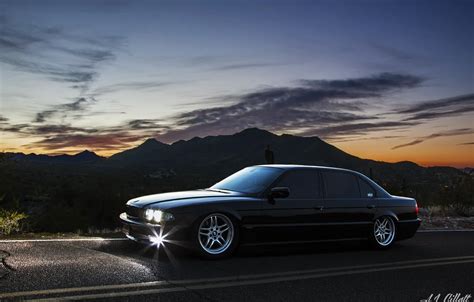 Wallpaper Bmw Bmw The Evening Black Boomer E38 Bimmer Images For