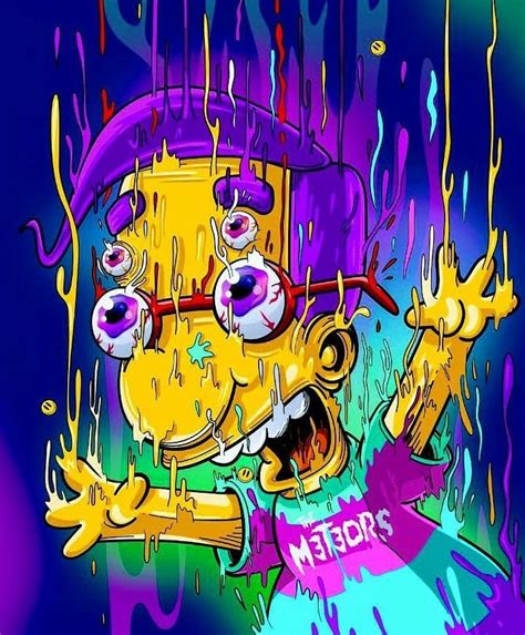 View Trippy Homer Simpson Wallpaper Iphone Home