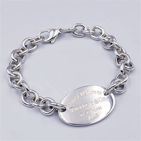 Modern Style Please Return To Tiffany And Co Oval Sterling Silver
