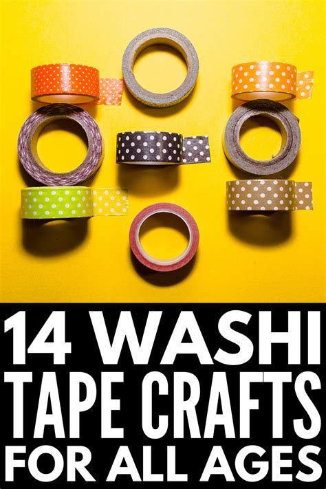 Craftiness Is Happiness 14 Washi Tape Crafts For Kids