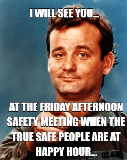 Safety Meeting Memes