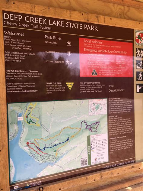 Deep Creek Lake State Park Trails Garrett Trails