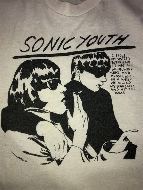 Vintage Vintage Sonic Youth Goo Raymond Pettibon Artwork Towncraft