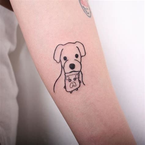 26 Cute Dog Tattoos Ideas For Dog Lovers Dog Tattoos Cute Dogs Dog